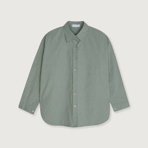 Oak + Fort  | Cotton Button Down Shirt | Sage | Size S